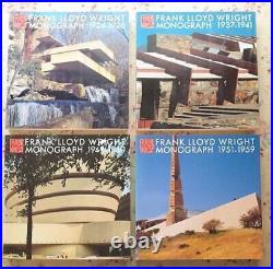 Frank Lloyd Wright Monograph 12 vols Yukio Futagawa Bruce Pfeiffer without CASES