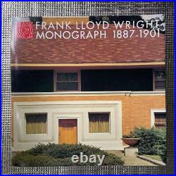 Frank Lloyd Wright Monograph 1887-1901 Architecture Picture book 1991 JPN