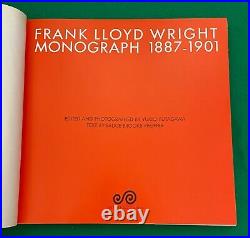 Frank Lloyd Wright Monograph 1887-1901 Vol 1 Hardcover Futagawa A. D. A. Edita