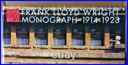 Frank Lloyd Wright Monograph 1914-1923 Architecture Book Japan Edition Used JPN
