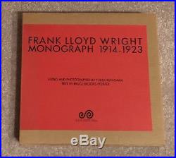 Frank Lloyd Wright Monograph 1914-1923 JP OVERSIZED Hardcover In box