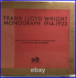 Frank Lloyd Wright Monograph 1914-1923 Scarce in original box Imperial Ennis