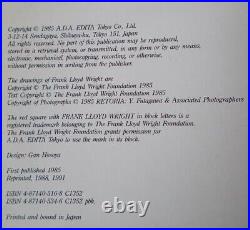 Frank Lloyd Wright Monograph 1924-1936 Vol5 Complete Works A. D. A. Edita TOKYO