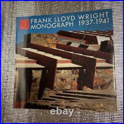 Frank Lloyd Wright Monograph 1937-1941 Architecture Picture book 1991 JPN