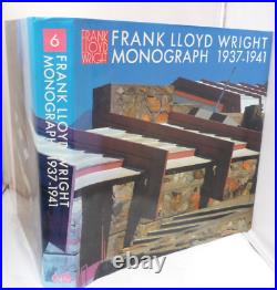 Frank Lloyd Wright Monograph 1937-1941 Large HB DJ Bruce Brooks Pfeiffer