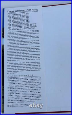 Frank Lloyd Wright Monograph 1937-1941 Volume 6 by Bruce Brooks Pfeiffer 1st Ed