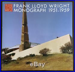 Frank Lloyd Wright Monograph 1951-1959 Vol. 8 in the Complete Works of FLW Mint