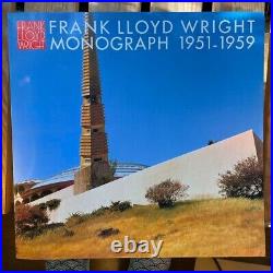 Frank Lloyd Wright Monograph 1951-1959 Volume 8 No box, aged and dirt JPN