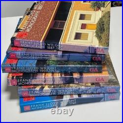 Frank Lloyd Wright Monograph Complete 12 Volumes Book Set Architecture