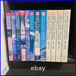Frank Lloyd Wright Monograph Complete 12 Volumes Book Set Architecture