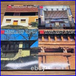Frank Lloyd Wright Monograph Vol 1-12 Book Soft Cover Excellent