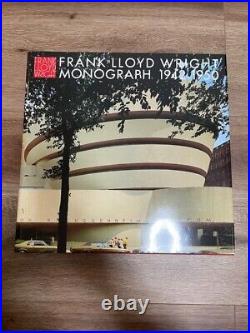 Frank Lloyd Wright Monograph Vol 1-12 Complete 12 Books Set Very Good Condition