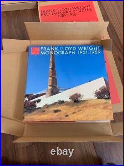 Frank Lloyd Wright Monograph Vol 1-12 Complete 1 12 /Used F/S Withcase