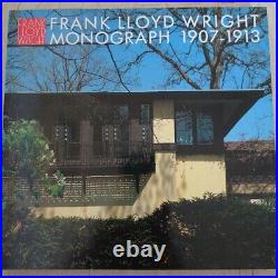 Frank Lloyd Wright Monograph Vol 1 6 Book Soft Cover Japanese Pre Owned