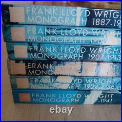Frank Lloyd Wright Monograph Vol 1 6 set Book Soft Cover Japanese