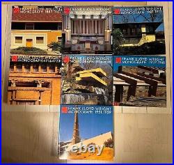 Frank Lloyd Wright Monograph Yukio Futagawa Bruce Pfeiffer 7 Books Set