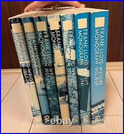 Frank Lloyd Wright Monograph Yukio Futagawa Bruce Pfeiffer 7 Books Set