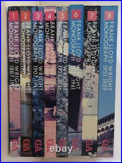 Frank Lloyd Wright Monographs / 1990 1st Paperback Edition