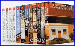 Frank Lloyd Wright. Monographs & Preliminary Studies. 12 Volumes