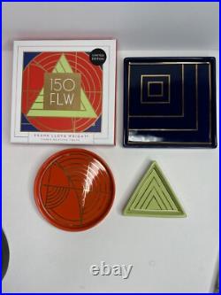 Frank Lloyd Wright Nesting Trays Set 3 Trinket Dishes 150th Anniversary Ceramic