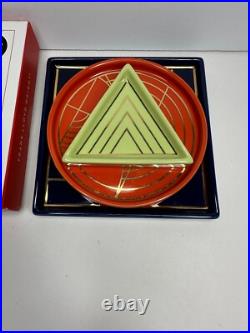 Frank Lloyd Wright Nesting Trays Set 3 Trinket Dishes 150th Anniversary Ceramic