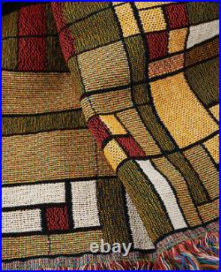 Frank Lloyd Wright Oak Park Skylight Tapestry Throw Blanket