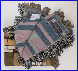 Frank Lloyd Wright Oak Park Skylight Tapestry Throw Blanket 51 x 68 Cotton