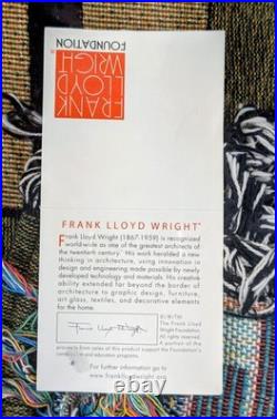 Frank Lloyd Wright Oak Park Skylight Tapestry Throw Blanket 51 x 68 Cotton