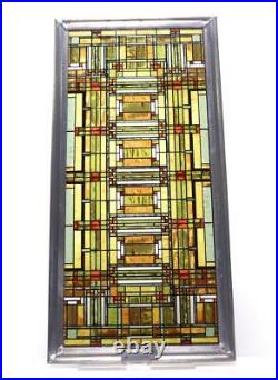 Frank Lloyd Wright Oak Park Skylight Vintage Stained Glass
