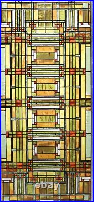 Frank Lloyd Wright Oak Park Skylight Vintage Stained Glass
