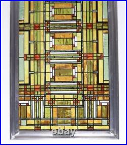 Frank Lloyd Wright Oak Park Skylight Vintage Stained Glass