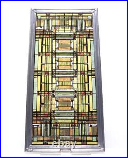 Frank Lloyd Wright Oak Park Skylight Vintage Stained Glass