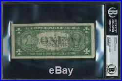 Frank Lloyd Wright Oct. 16, 1956 Authentic Signed $1 Bill BAS Slabbed