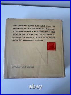 Frank Lloyd Wright On Architecture Selected Writings 1894-1940 1st Edition