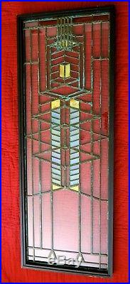 Frank Lloyd Wright Original Art Glass Window Design Robie House II