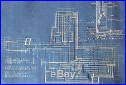 Frank Lloyd Wright Original Blueprint House For Mr & Mrs J B Christie N J P 2