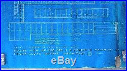 Frank Lloyd Wright Original Blueprint House For Mr & Mrs J B Christie N J P 7