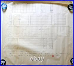 Frank Lloyd Wright Original Draft Drawing Pg 8 Walls & Sash Units