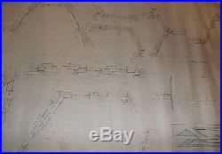 Frank Lloyd Wright Original Drawing Draft For Usonian Hex House Sheet 10 Door
