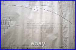 Frank Lloyd Wright Original Pencil Draft Drawing Arizona Desert Home Not Signed