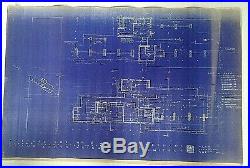 Frank Lloyd Wright Original Working Blueprint Of Ben Rebhuhn House Fort Myers N1