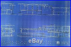 Frank Lloyd Wright Original Working Blueprint Of Ben Rebhuhn House Fort Myers N2