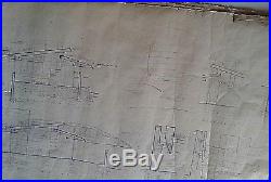 Frank Lloyd Wright Original Working Blueprint Of The Wilson Shelton House N Y N5