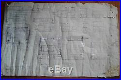 Frank Lloyd Wright Original Working Blueprint Of The Wilson Shelton House N Y N8