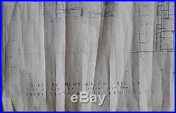 Frank Lloyd Wright Original Working Blueprint Of The Wilson Shelton House N Y N8