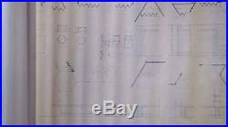 Frank Lloyd Wright Original Working Blueprint Total 10 Pages Hex House
