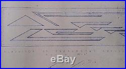 Frank Lloyd Wright Original Working Blueprint Total 10 Pages Hex House