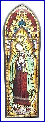 Frank Lloyd Wright Our Lady Of Guadalupe Virgin Mary Stained Glass Wall Art