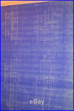 Frank Lloyd Wright Pew House Plans Complete RARE