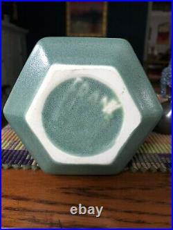Frank Lloyd Wright Pinnacle Vases Haeger Pottery 2 Green A++